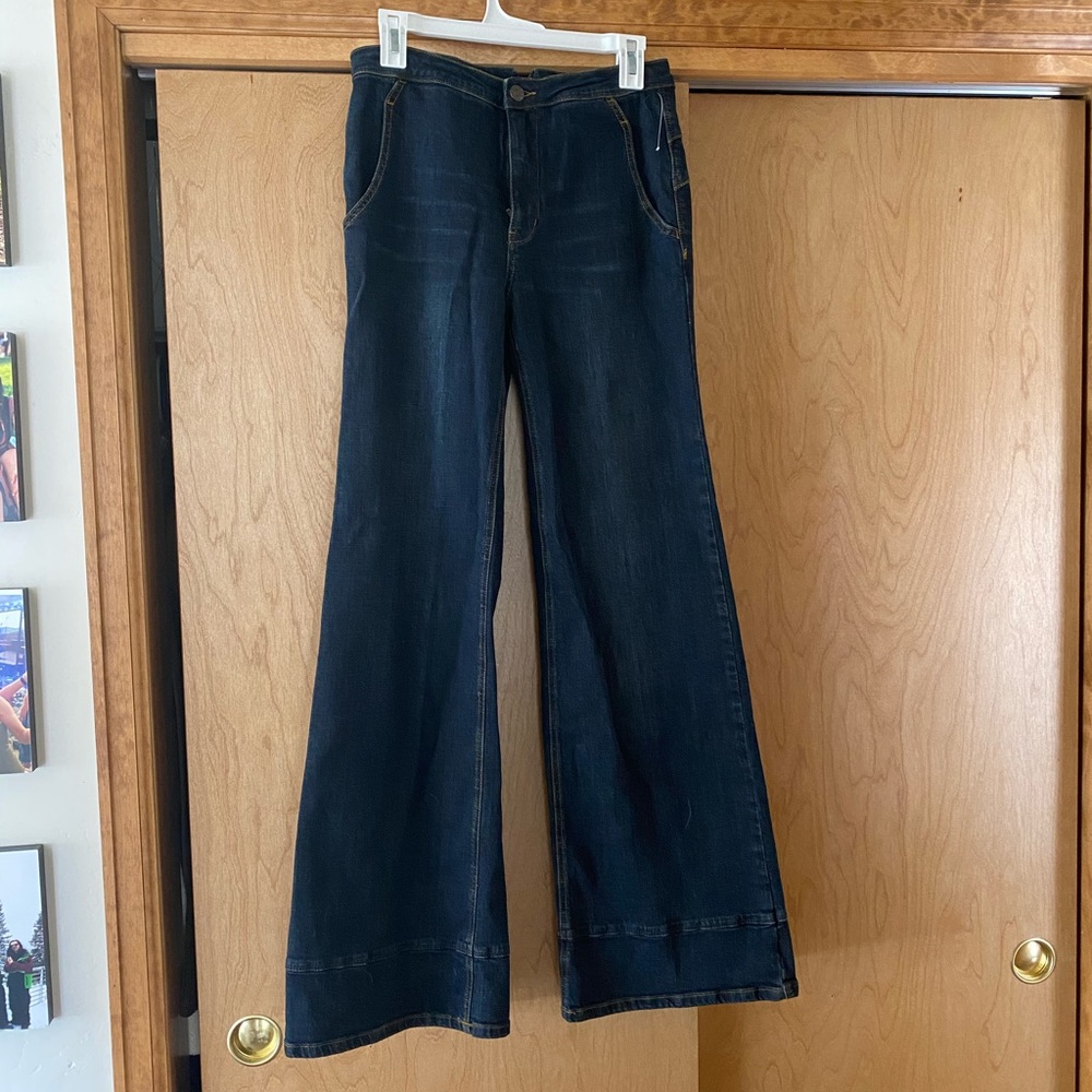 High waisted boot cut free people pants